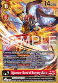 Agumon - Bond of Bravery Ace (LM-021) (V.2) - Digimon Generation (Alternative Art) [AD-01-LM-021]