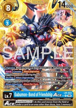Gabumon - Bond of Friendship Ace (LM-022) (V.2) - Digimon Generation (Alternative Art) [AD-01-LM-022]