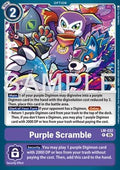 Purple Scramble (LM-032) - Digimon Generation (Alternative Art) [AD-01-LM-032]