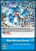 Blue Memory Boost! (P-036) - Digimon Generation (Alternative Art) [AD-01-P-036]