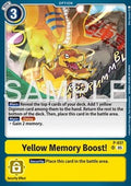 Yellow Memory Boost! (P-037) - Digimon Generation (Alternative Art) [AD-01-P-037]