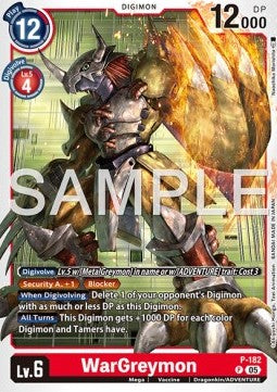 WarGreymon (P-182) (V.1) - Digimon Generation (Alternative Art) [AD-01-P-182]