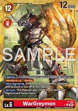 WarGreymon (P-182) (V.2) - Digimon Generation (Alternative Art) [AD-01-P-182]