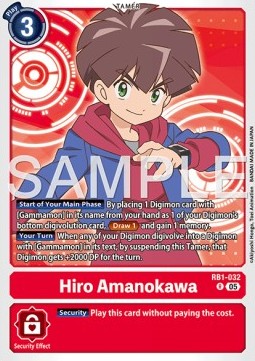 Hiro Amanokawa (RB1-032) - Digimon Generation (Alternative Art) [AD-01-RB1-032]