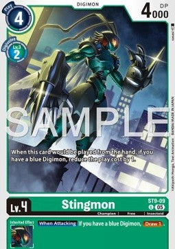 Stingmon (ST9-09) - Digimon Generation (Alternative Art) [AD-01-ST9-09]