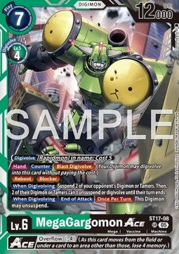 MegaGargomon Ace (ST17-08) (V.1) - Digimon Generation (Alternative Art) [AD-01-ST17-08]