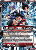 Son Goku, Vegeta, & Trunks // Super Saiyans United (V.1 - Uncommon) - Three Glorious Fighters (Uncommon) [BT30-001]