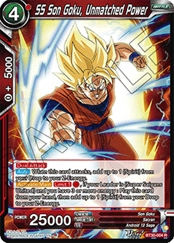 SS Son Goku, Unmatched Power - Three Glorious Fighters (Rare) [BT30-004]