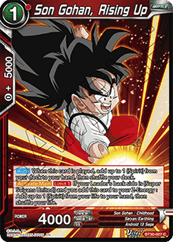 Son Gohan, Rising Up - Three Glorious Fighters (Common) [BT30-007]
