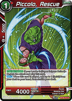 Piccolo, Rescue - Three Glorious Fighters (Common) [BT30-012]