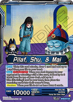 Pilaf, Shu, & Mai // Pilaf, Shu, & Mai, Entrusted Ambitions (V.1 - Uncommon) - Three Glorious Fighters (Uncommon) [BT30-017]