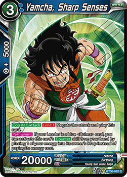Yamcha, Sharp Senses - Three Glorious Fighters (Common) [BT30-022]