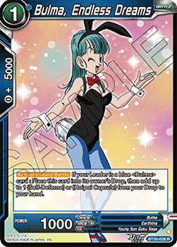 Bulma, Endless Dreams (V.2 - Rare) - Three Glorious Fighters (Rare) [BT30-026]