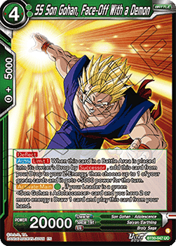 SS Son Gohan, Face-Off With a Demon - Three Glorious Fighters (Uncommon) [BT30-047]