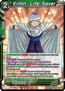 Krillin, Life-Saver - Three Glorious Fighters (Common) [BT30-053]