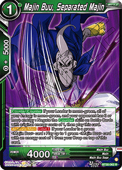 Majin Buu, Separated Majin - Three Glorious Fighters (Rare) [BT30-063]