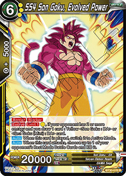 SS4 Son Goku, Evolved Power - Three Glorious Fighters (Rare) [BT30-070]