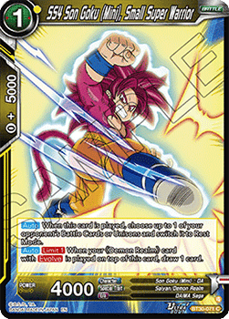 SS4 Son Goku (Mini), Small Super Warrior (V.1 - Common) - Three Glorious Fighters (Common) [BT30-071]