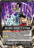 Son Goku, Android 17, & Frieza // Universe 7 Team-Up (V.1 - Uncommon) - Three Glorious Fighters (Uncommon) [BT30-081]