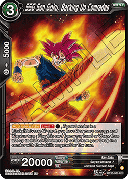 SSG Son Goku, Backing Up Comrades - Three Glorious Fighters (Uncommon) [BT30-086]