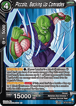 Piccolo, Backing Up Comrades - Three Glorious Fighters (Common) [BT30-089]