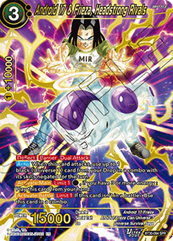 Android 17 & Frieza, Headstrong Rivals (V.2 - Special Rare) - Three Glorious Fighters (Special Rare) [BT30-094]