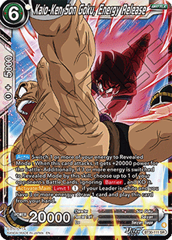 Kaio-Ken Son Goku, Energy Release - Three Glorious Fighters (Super Rare) [BT30-111]