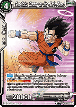 Son Goku, Training on King Kai's Planet - Three Glorious Fighters (Common) [BT30-112]