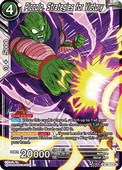 Piccolo, Strategies for Victory - Three Glorious Fighters (Super Rare) [BT30-113]