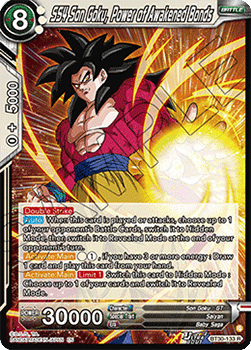 SS4 Son Goku, Power of Awakened Bonds (V.1 - Rare) - Three Glorious Fighters (Rare) [BT30-133]