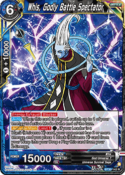 Whis, Godly Battle Spectator - Three Glorious Fighters (Rare) [BT30-142]