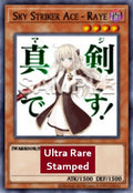 Sky Striker Ace - Raye (V.1 - Ultra Rare) - Rarity Collection 5 (Ultra Rare) [RA05-093]