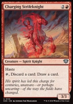 Charging Strifeknight - Secrets of Strixhaven (Uncommon) [SOS-110]