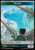 Fractal Token (GU 0/0) // Spirit Token (RW 2/2) (V.1)