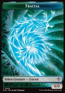 Fractal Token (GU 0/0) // Pest Token (BG 1/1 Attack) (V.1)