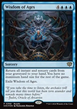 Wisdom of Ages (V.1) - Secrets of Strixhaven: Promos (Rare) [PSOS-368]