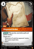 Disposal Order - Unleashed (Uncommon) [UNL-103]