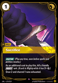 Sacrifice