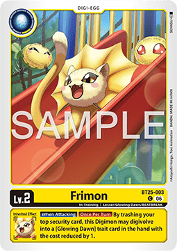 Frimon (BT25-003) - Dual Revolution (Common) [BT-25-003]