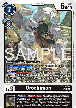 Orochimon (BT25-071) - Dual Revolution (Uncommon) [BT-25-071]