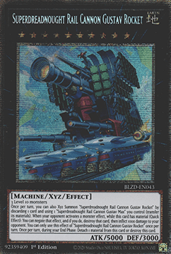 Superdreadnought Rail Cannon Gustav Rocket (V.2 - Starlight Rare) - Blazing Dominion (Starlight Rare) [BLZD-043]