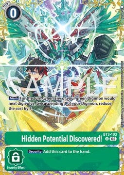 Hidden Potential Discovered! (BT3-103) - Dual Revolution (Alternative Art) [BT-25-BT3-103]