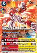 ShineGreymon: Burst Mode / Final Shining Burst (BT25-104) (V.1) - Dual Revolution (Secret Rare) [BT-25-104]