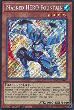 Masked HERO Fountain (V.1 - Secret Rare)
