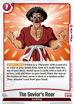 The Savior's Roar (FB10-022) [Fusion World]