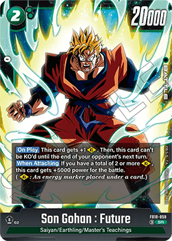 Son Gohan : Future (FB10-059) [Fusion World] (V.1 - Super Rare)