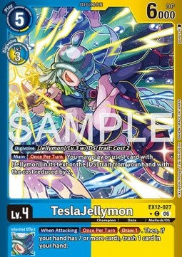 TeslaJellymon (EX12-027) (V.2)