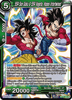 SS4 Son Goku & SS4 Vegeta, Hopes Intertwined