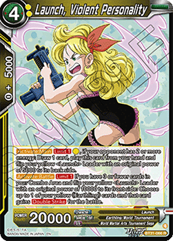 Launch, Violent Personality (V.1 - Rare)
