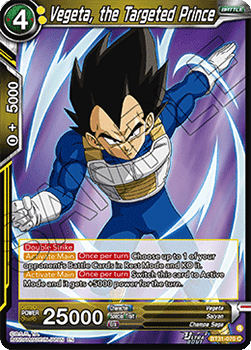 Vegeta, the Targeted Prince